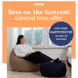 Last chance to save on the footrest!⏰