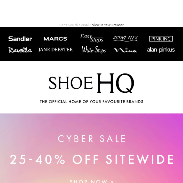 CYBER SALE: ENDS IN 3 DAYS