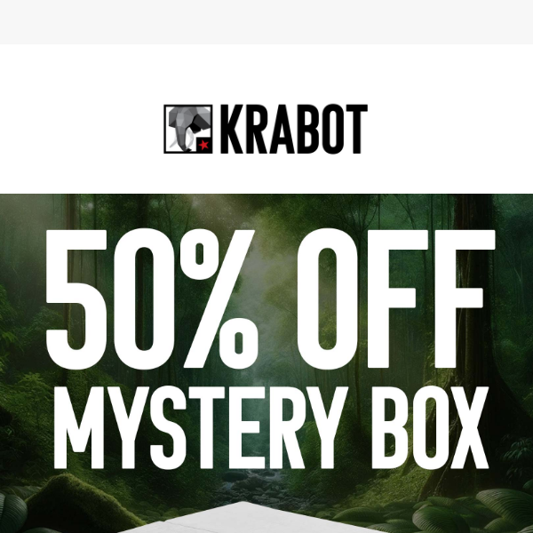 🔵  50% OFF - Mystery Box