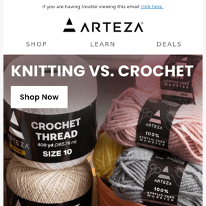 Knitting vs. Crochet What’s the Difference?