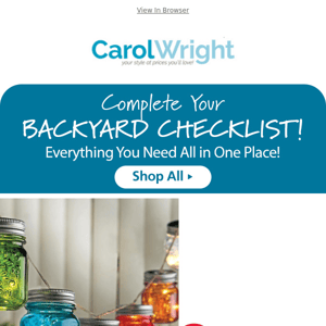 Complete Your Backyard Checklist!
