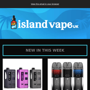 New Juice flavours and hardware