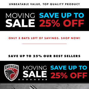 ONLY 3 Days Left: Save 25% Off These Best Selling Barbells, Plates, and Kettlebells!
