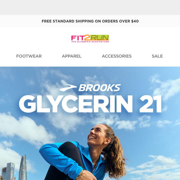 Introducing the NEW Brooks Glycerin 21