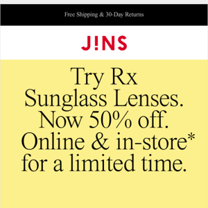 50% Off Rx Sunglasses Lenses + Jujutsu Kaisen Re-stock