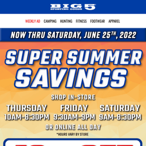 ⛱️ 10% OFF 🕶️ Super Summer Savings