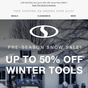 ✅ [JUST IN] Pre-season Snow Savings Up to 50% OFF!