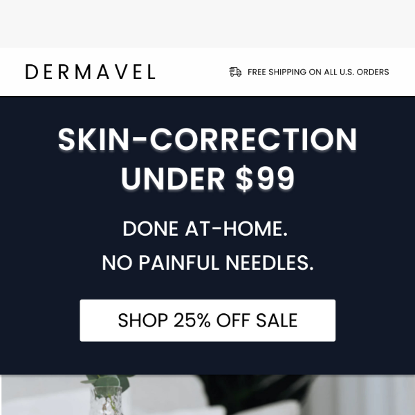 Skin correction for 25% off!