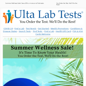 It's Time For Your Summer Well Check To Know Your Health!