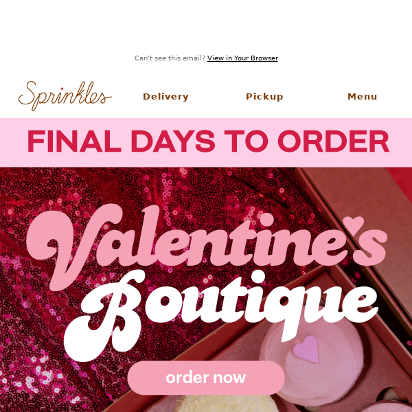 💖 Countdown to V-Day! Final days to get your treats.