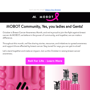 Join MOBOT in Raising Breast Cancer Awareness This October