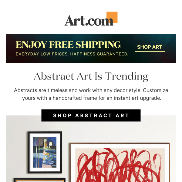 Abstract art is trending!