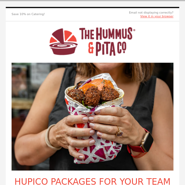 Fuel Your Team with Hupico Packages - Perfect for Productive Team Lunches!