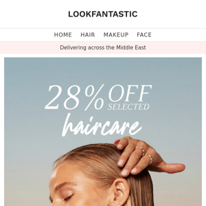 28% OFF HAIRCARE💇‍♀️