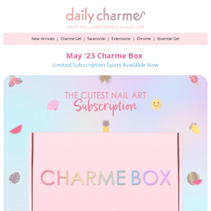 LIMITED ❤️‍🔥 Charme Box Subscription Spots