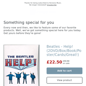 BEATLES LIMITED AND RARE DVD SETS