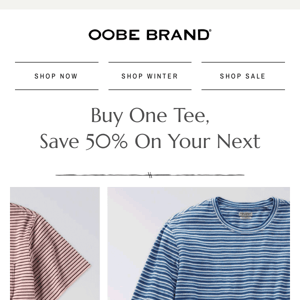 Stock Up on Tees and Save