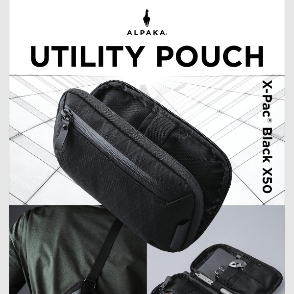 NEW] Introducing: Utility Pouch X50 - Alpaka