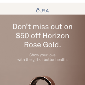 What’s better than roses? Rose Gold is on sale