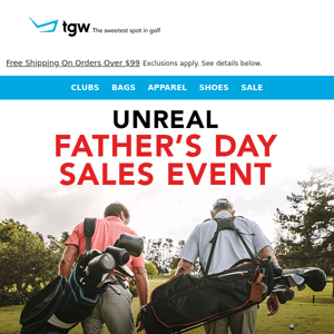 Unreal Father's Day Sales Event Starts Now!