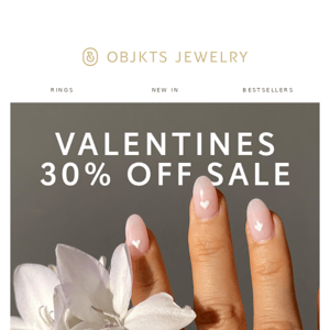 30% OFF V-DAY ❤️