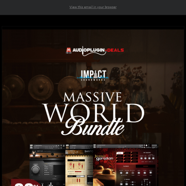 🔔 EPIC DEAL: 88% OFF Impact Sounworks Massive World Bundle