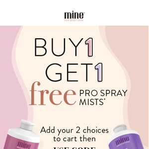 Final Call 🚨 Buy 1, Get 1 FREE Pro Spray Mists! 💗