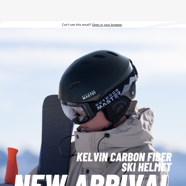 Redefine Safety & Comfort With Kelvin Carbon Fiber Ski Helmet