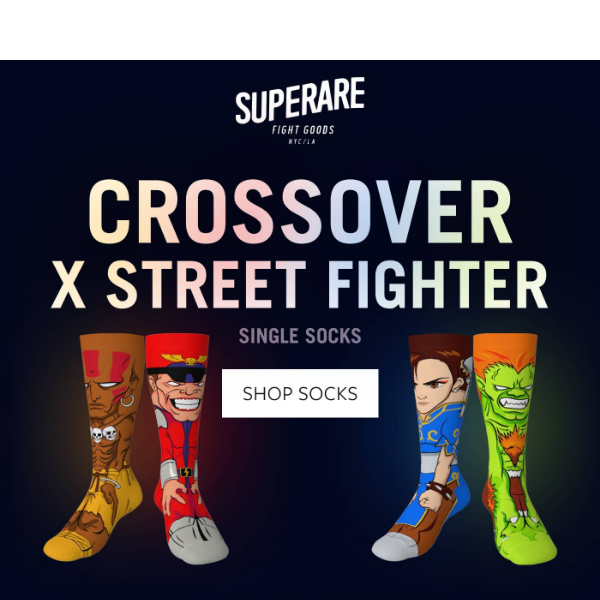 Street Fighter Socks Now Available