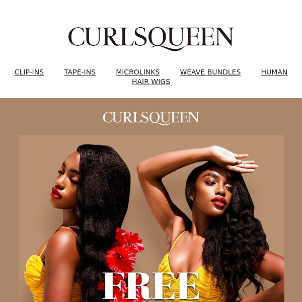 FREE INSTALL WITH CURLSQUEEN!