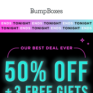 All plans are on SALE 🎉 50% off your 1st box!