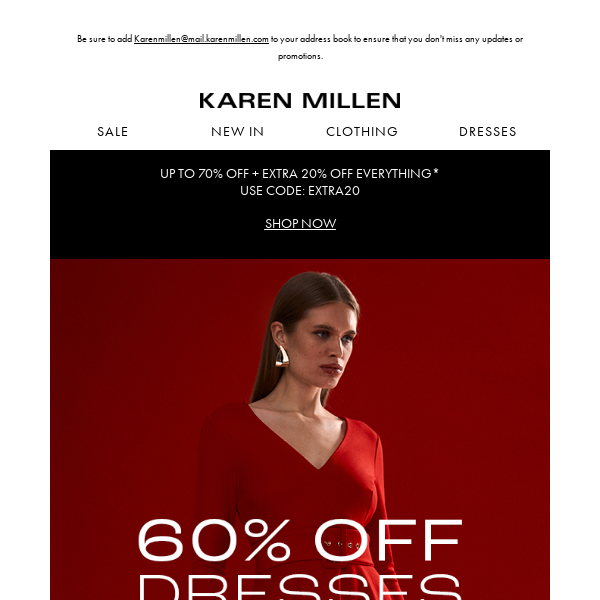 Now on | 60% off Dresses