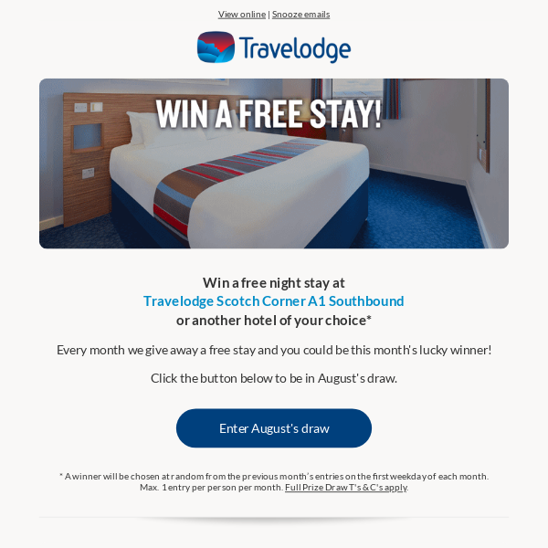 ➡ WIN (just by clicking) Easy booking and great value