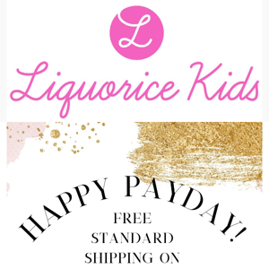 HAPPY PAYDAY! Free shipping on orders over £50! ❤