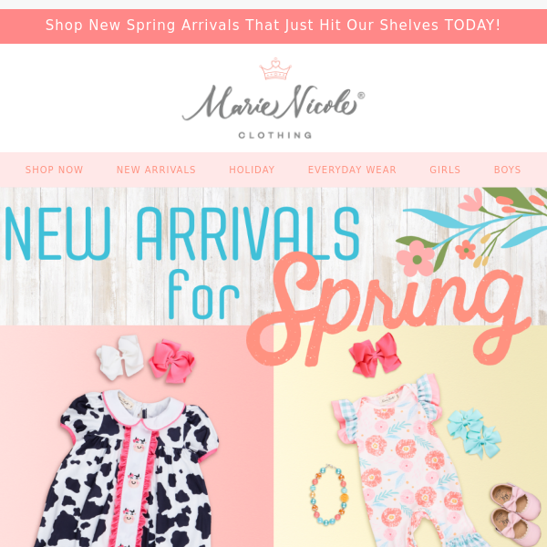 Sunny Days Ahead ☀️ New Spring Arrivals Are Here!