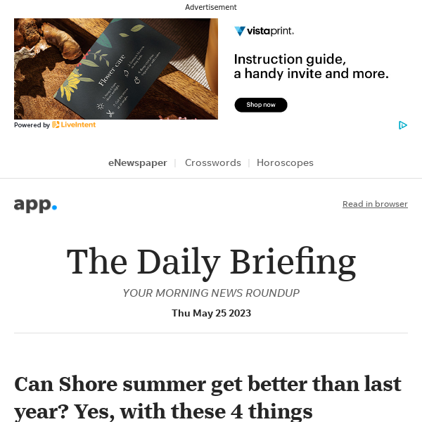 Daily Briefing: Can Shore summer get better than last year? Yes, with these 4 things