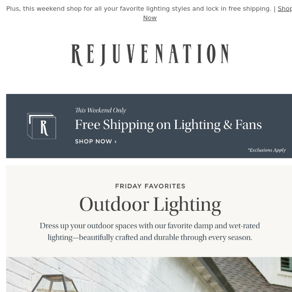 Friday Favorites: Outdoor lighting styles to brighten your front porch and backyard