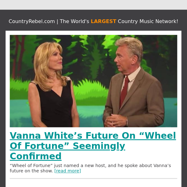 Vanna White’s Future On “Wheel Of Fortune” Seemingly Confirmed