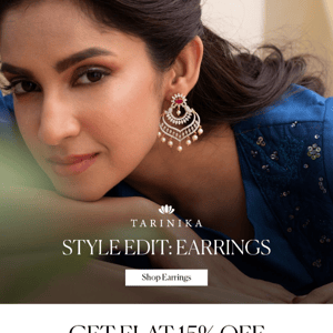 Tarinika Style Edit: Discover Perfect Earrings for every occasion | Surpise Inside |  ❤️