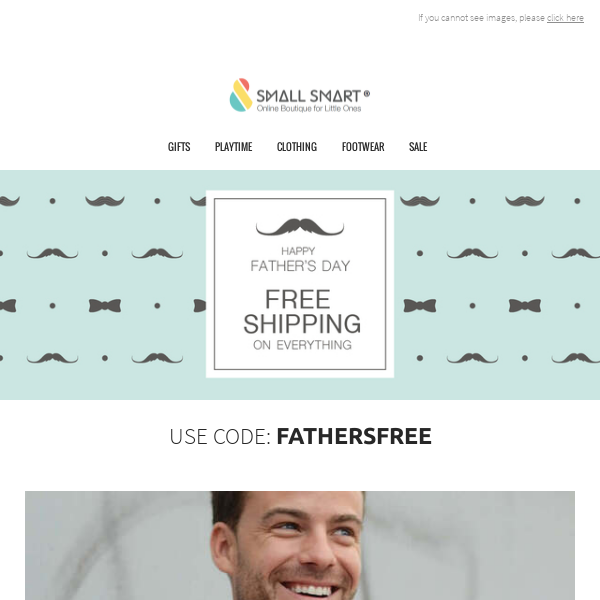 Father’s Day is comin’ up: FREE SHIPPING