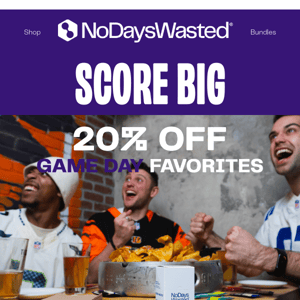 Super Savings Sunday: 20% OFF for the Big Game! 🏈