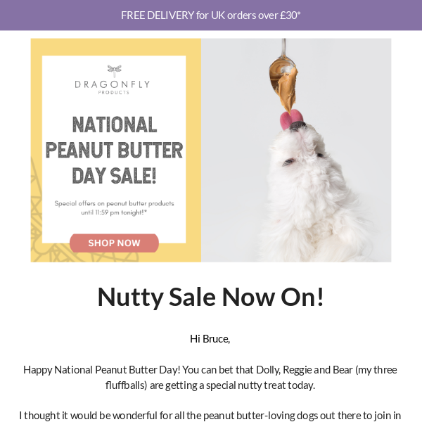 🥜 Don't Miss Out: 10% Off for National Peanut Butter Day!