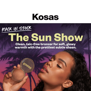 Get glowing...The Sun Show is back!