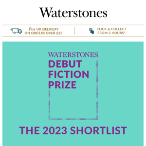 Announcing The Waterstones Debut Fiction Prize Shortlist