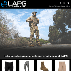 LA Police Gear Combat Shirt 