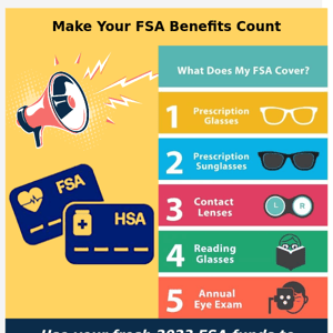 Use Your 2023 FSA Funds On Prescription Eyewear