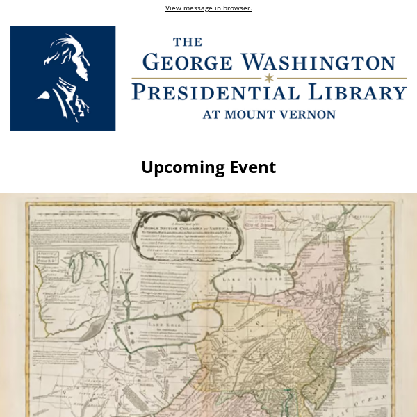 News from the Washington Presidential Library