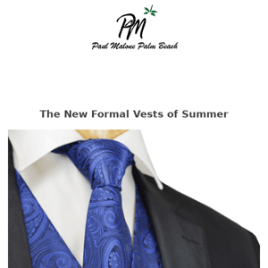 The New Formal Vests of Summer