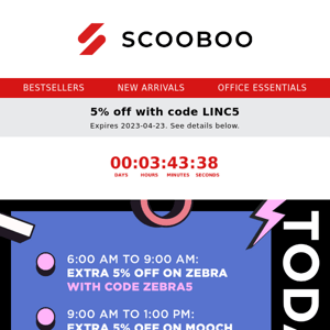 Up to 80% + EXTRA 5% OFF on Linc😮