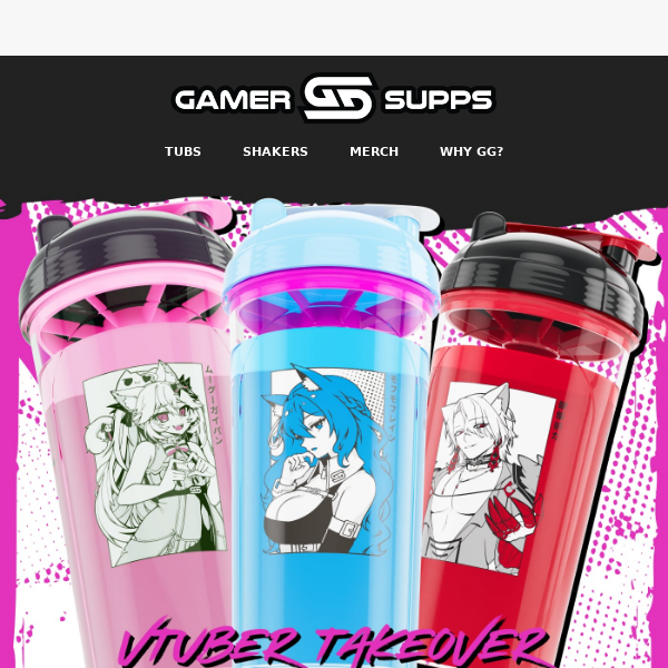 Limited Nyanners Gamer Supps cup now available for pre order! : r/VShojo